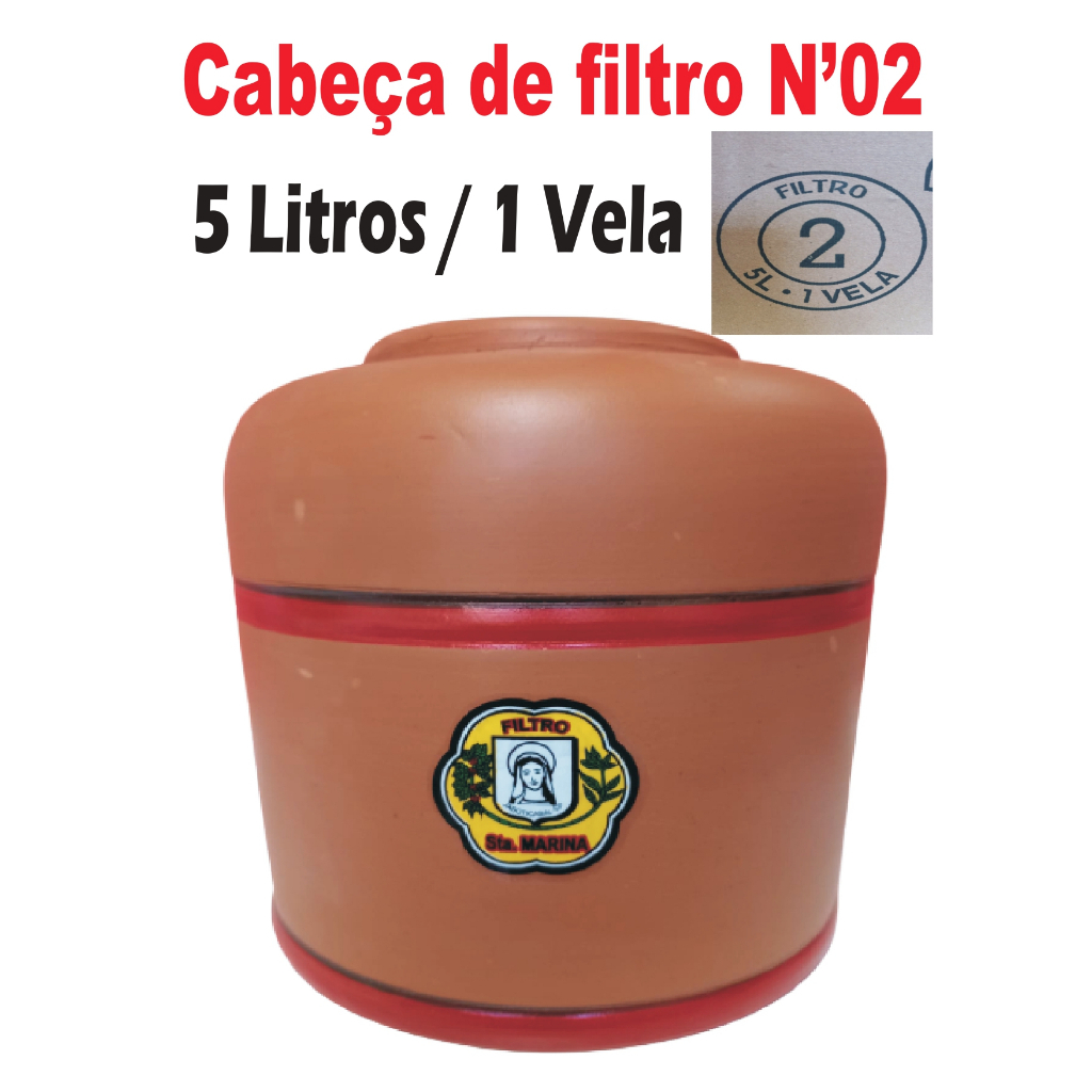 Cabeça parte superior para Filtro de Barro N'02