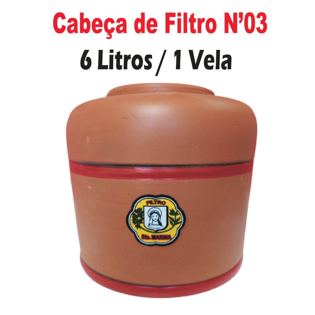 Cabeça parte superior para Filtro de Barro N'03