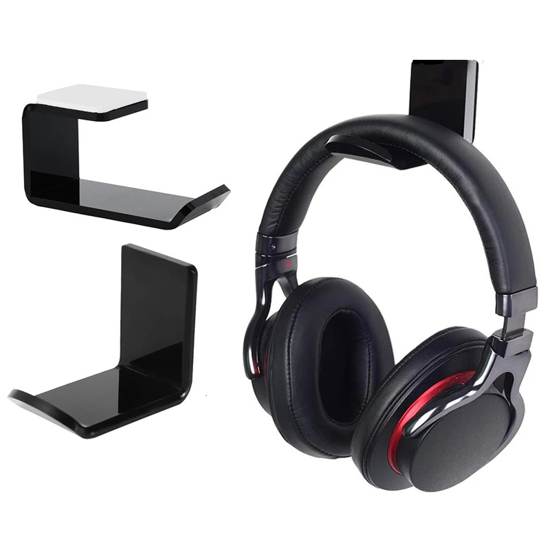 Suporte Fone De Ouvido Cabide Sob Mesa ou Parede Headphone Headset Gancho Stand