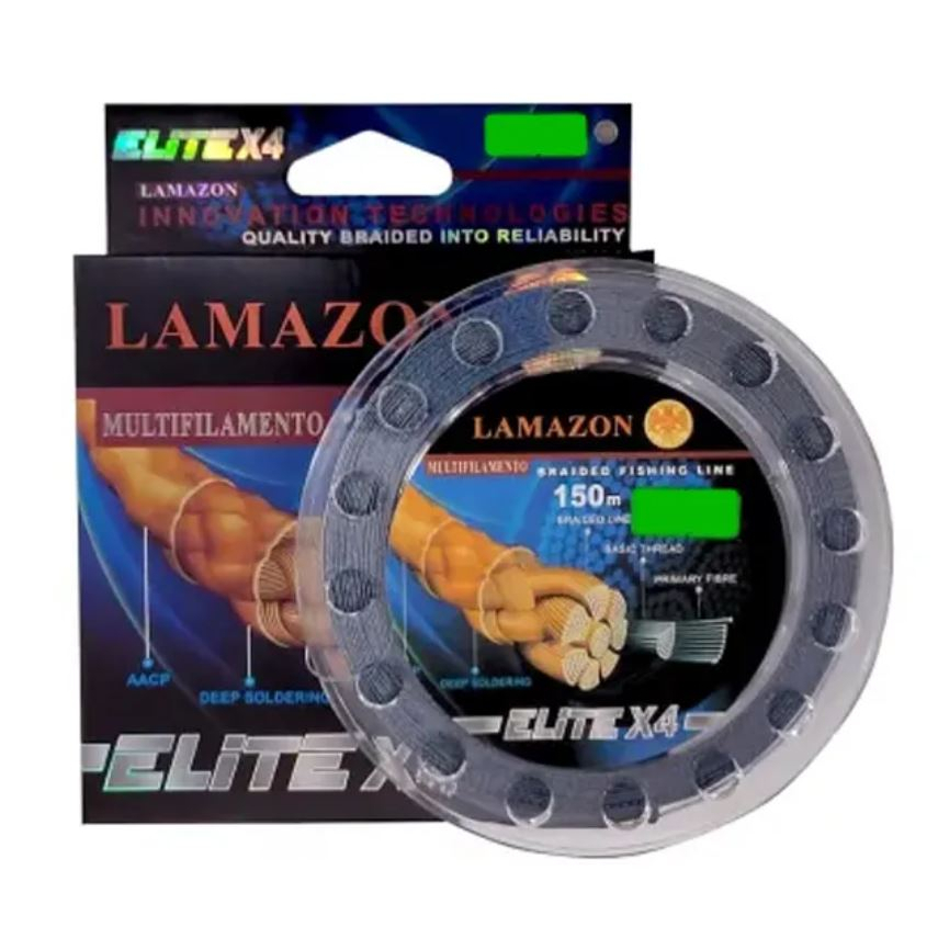 Linha Multifilamento LAMAZON PE Elite X4 - 150 metros PESCARIA PESADA