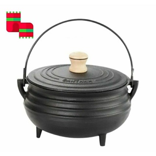 Panela Tripé Caldeirão  Com Tampa Ferro  2,0 Litros em Oferta na Shopee