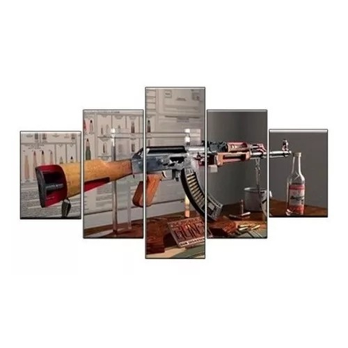 Quadros Decorativos Arma De Fogo Munição