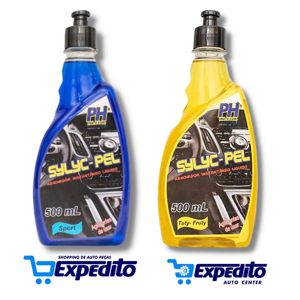 Renovador Instantâneo Sylyc-Pel 500ml Renova Plásticos, Borrachas e Couro PH