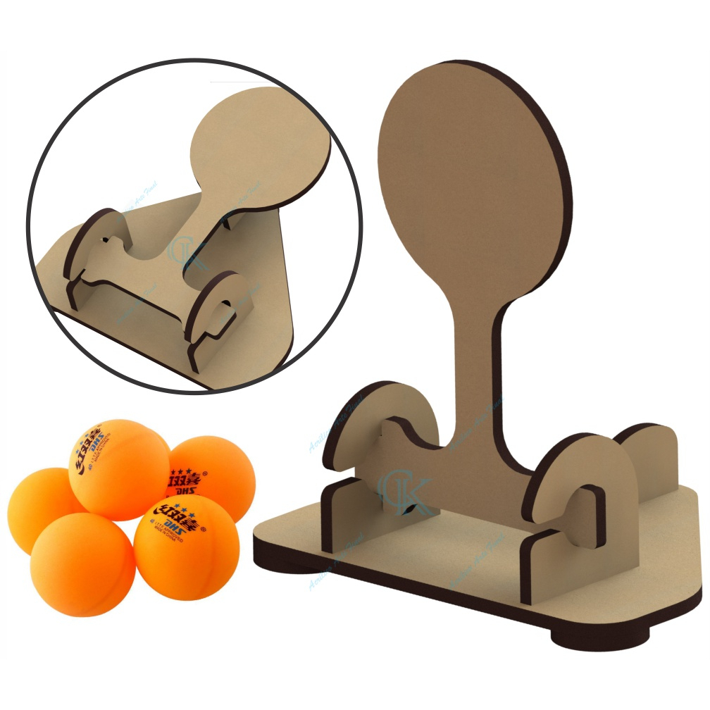 Alvo Para Arma Pistola Ping-pong Mdf 6mm Não É Nerf