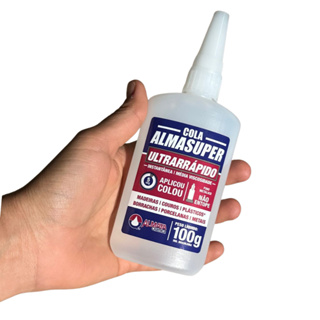 Cola Instantânea Almasuper 100g Adesiva Secagem Rápida em Oferta na Shopee