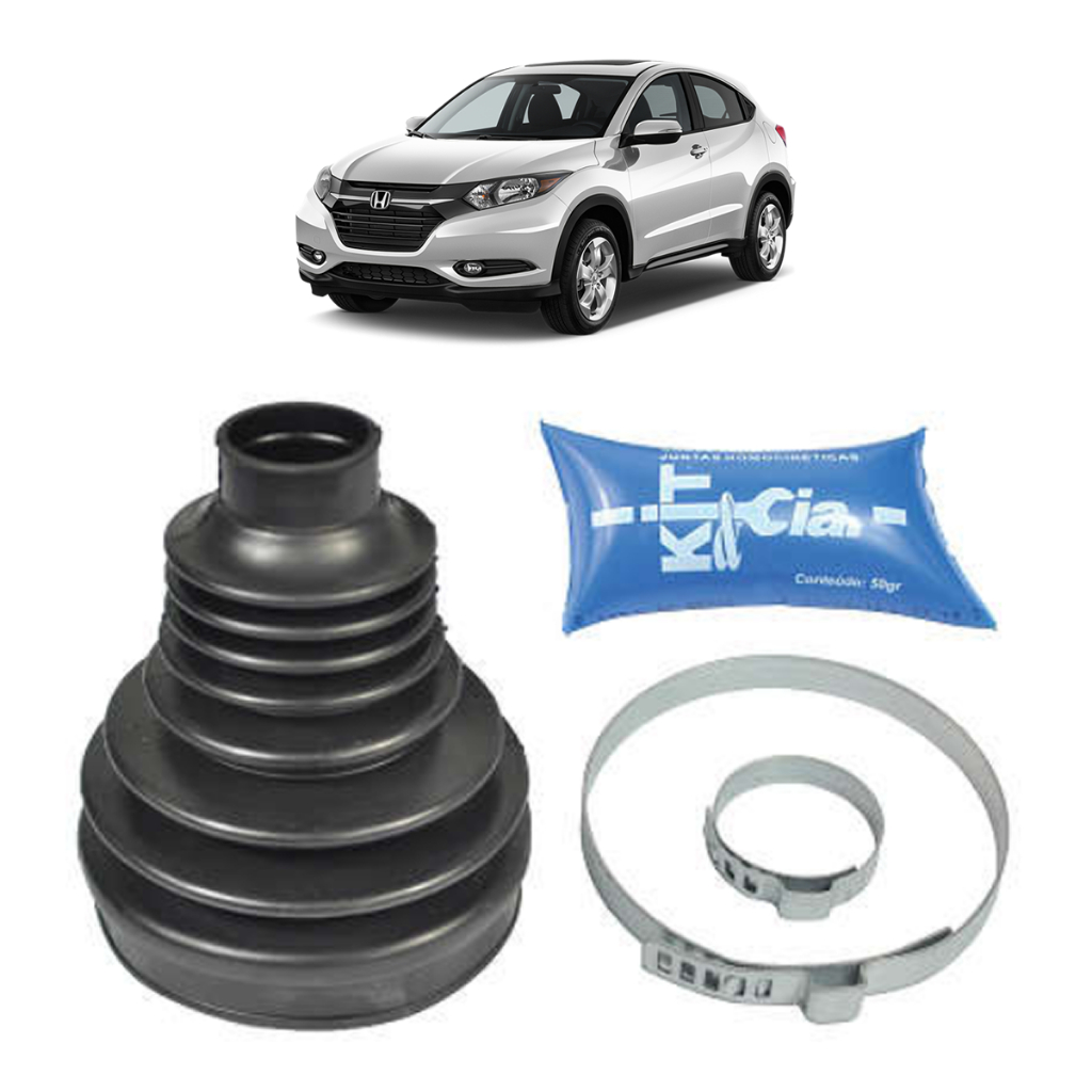 Kit Coifa Dianteira Interna Tulipa/Trizeta (Lado Câmbio) Para Honda HR-V 1.8 CVT 15/21