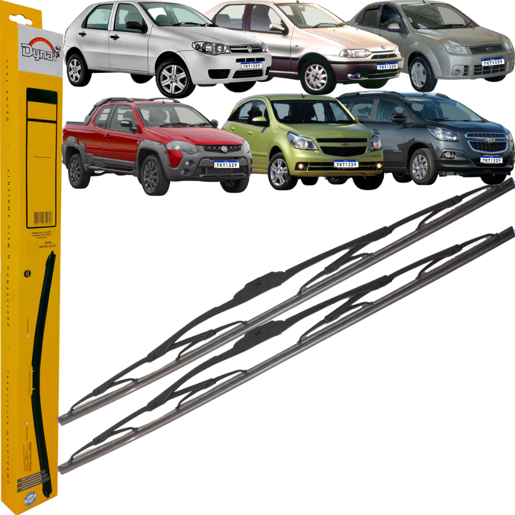 Par Palhetas Dianteiras Dyna Siena Palio Strada Fiesta Spin em Oferta na Shopee