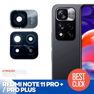 Lente De Vidro Para Câmera Traseira REDMI NOTE 11 PRO+ 5G / PRO PLUS Vidro Vidrinho Câmera Traseira - GARANTIA DE QUALIDADE BEST-CLICK