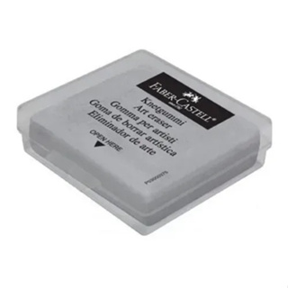 Borracha Goma Artística Maleável Cinza Faber-Castell em Oferta na Shopee