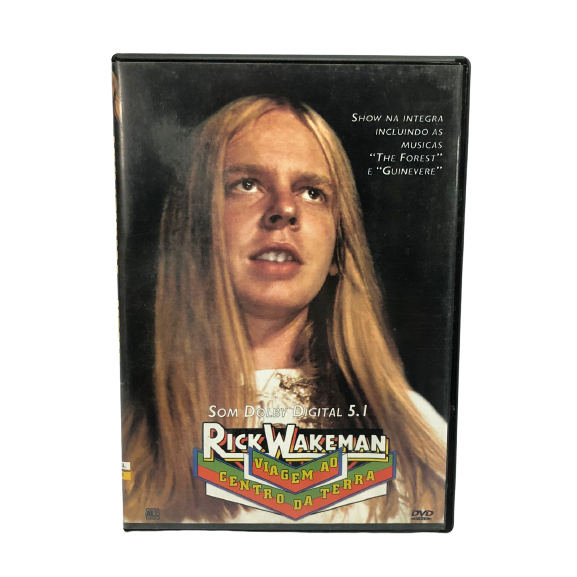 Dvd Rick Wakeman Viagem Ao Centro Da Terra