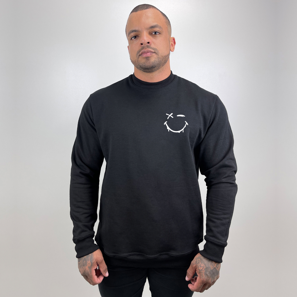 Blusa Moletom Agasalho Premium liso Unissex Várias Cores Smile Casaco Japona Capote