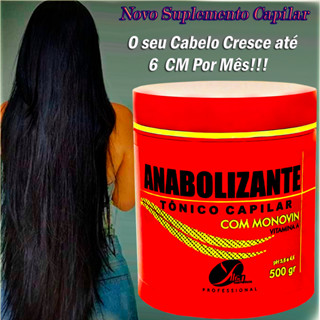 Creme Anabolizante para Fazer O Cabelo Crescer - Produto Original