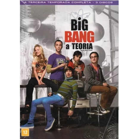 Dvd Big Bang A Teoria - A Terceira Temporada Completa 3 Disc