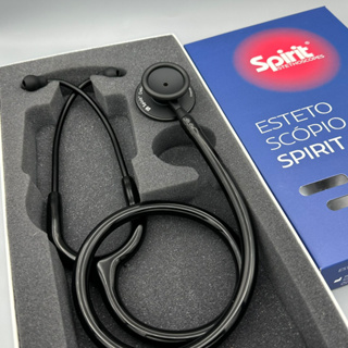 Estetoscópio Spirit MD Pro-Lite Adulto Black Edition em Oferta na Shopee