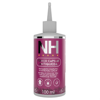 NH New Hair Tonico Capilar Antiqueda 100ml | Antiqueda e crescimento acelerado dos fios. Fortalece e revitaliza a fibra capilar, controla a oleosidade