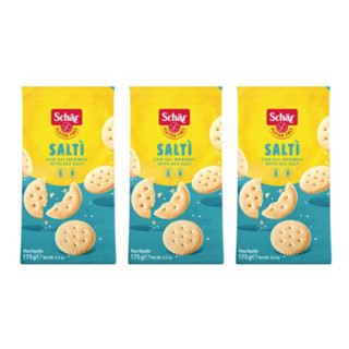 Kit 3 Biscoitos Saltí Sem Glúten 175g Schar