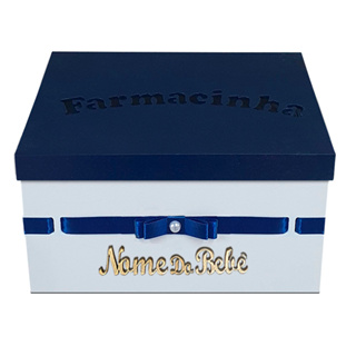 Caixa de Farmacinha  MDF Organizador de remédios Bebê em Oferta na Shopee