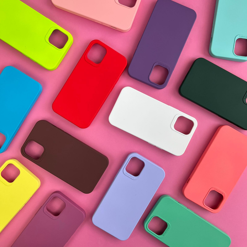 Capinha Para iPhone 12 Mini Câmera Aberta / Capa Case Silicone Aveludada Colorida Forrada (CF26) (2) em Oferta na Shopee