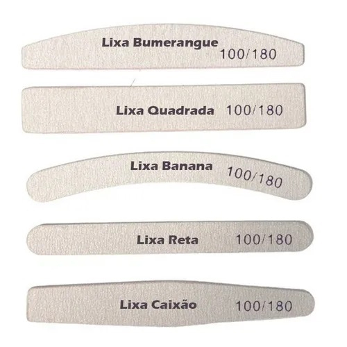 Lixa 100/180 Alongamento De Unha – Unidade