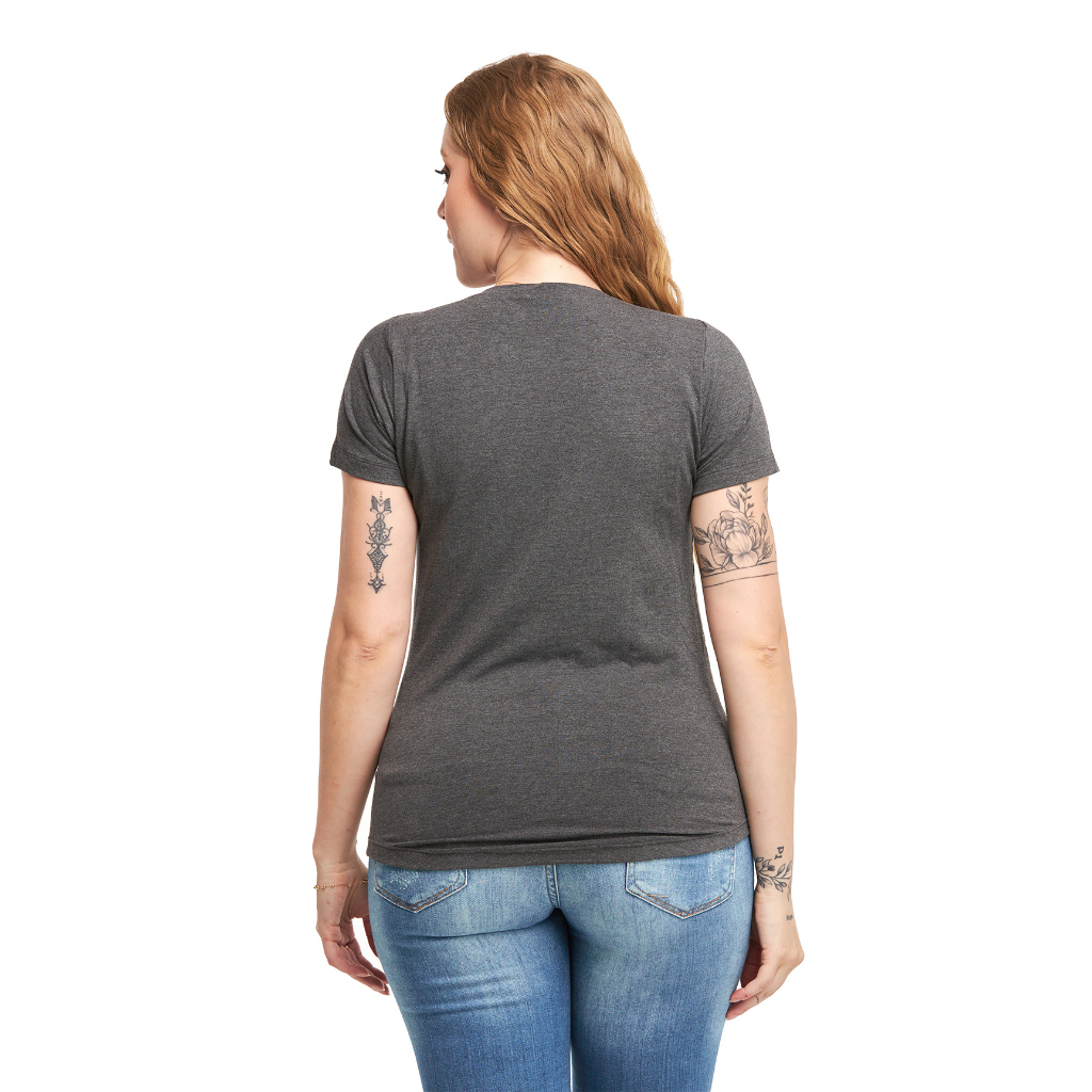 Camiseta Long Line Feminina Manga Curta Viscolycra C11