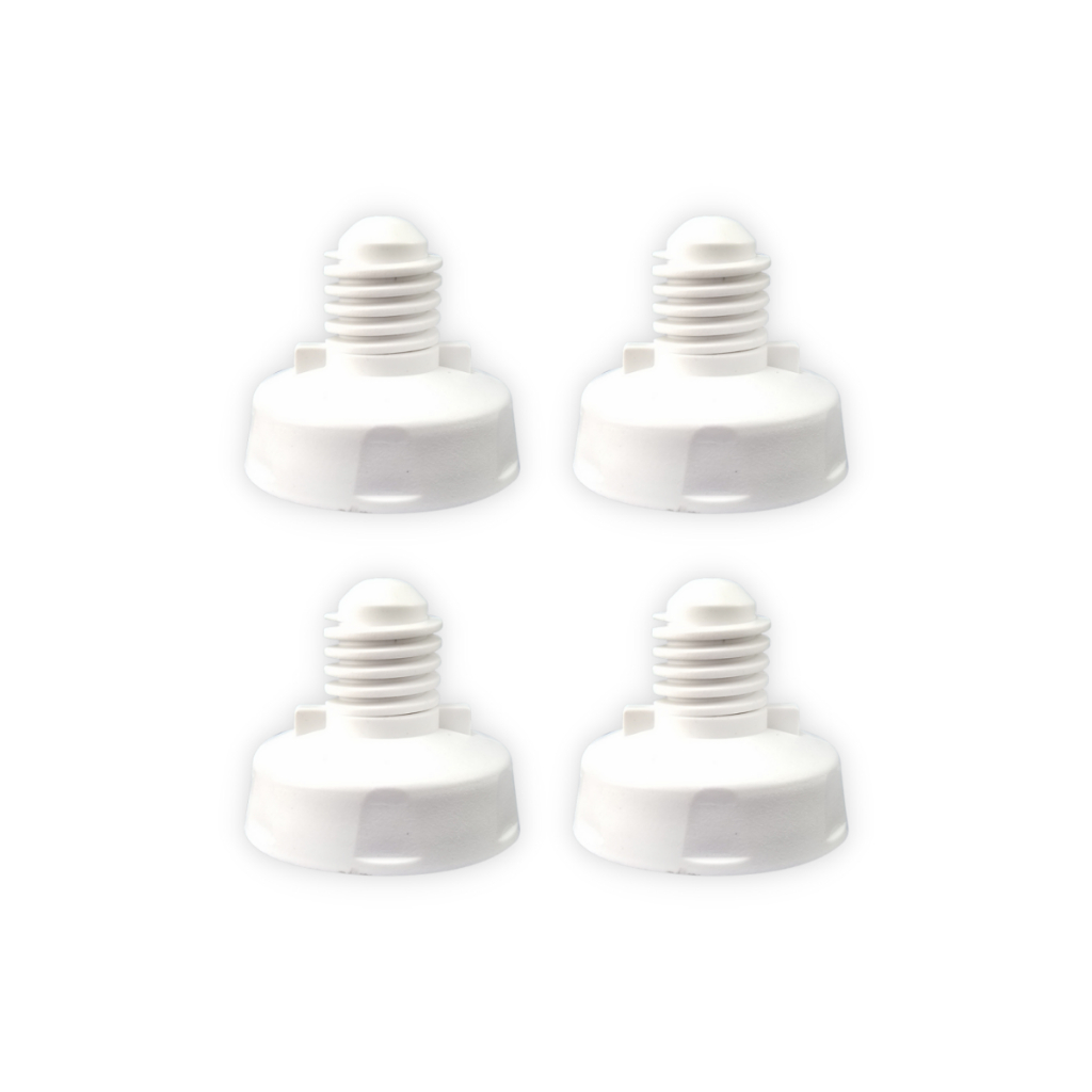 Kit 4 Pé Nivelador Lavadora Lte12 Lt10 Lt12 Electrolux