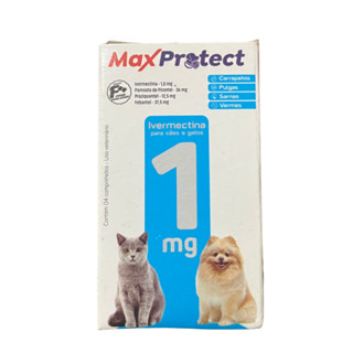 Max Protect Anti Pulgas E Carrapatos Raças Pequenas E Gatos 4 Comprimidos