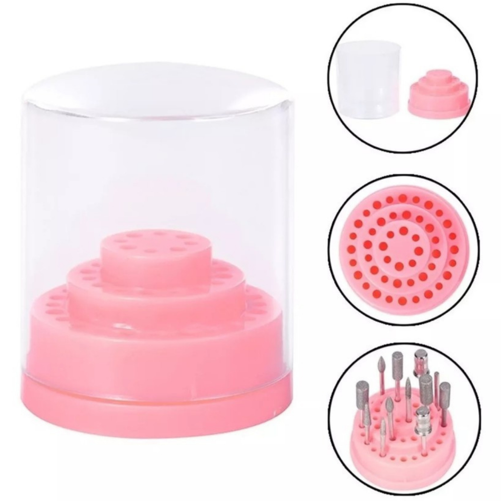 Porta Brocas Suporte Cerâmica Unha Organizador Gel Promoção em Oferta na Shopee