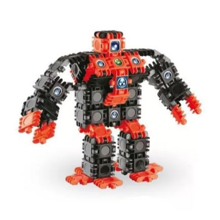Clic E Lig Mini Robot 91 Peças Para Montar - Plasbrink
