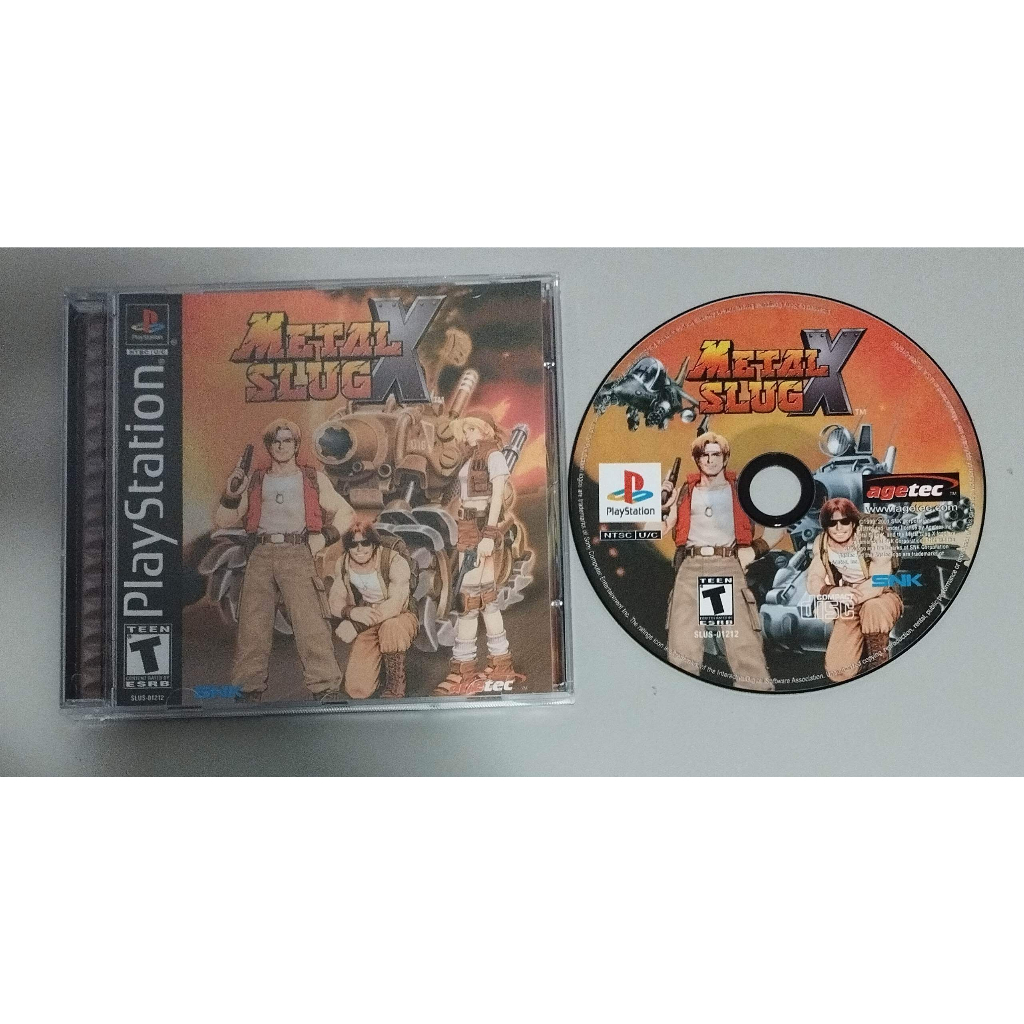 PS1 - METAL SLUG X - MÍDIA PRETA