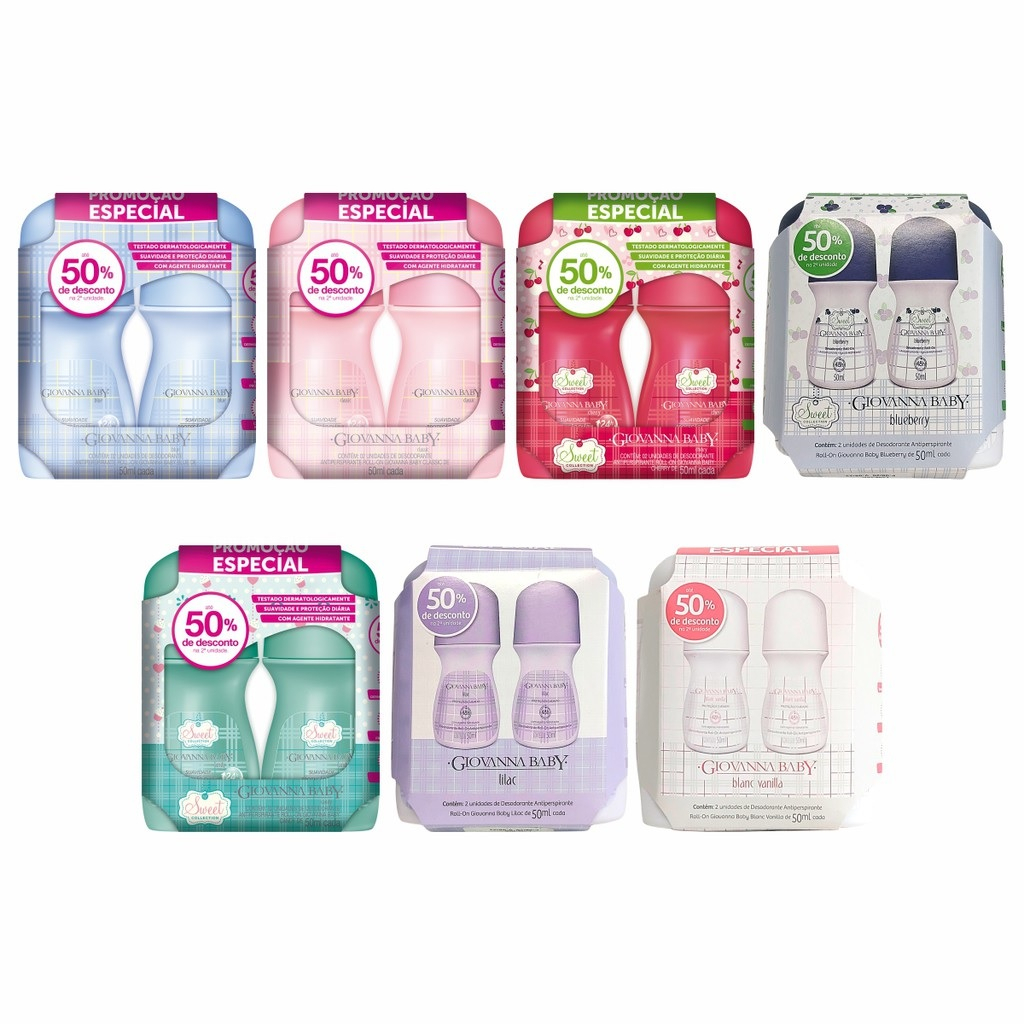 Desodorante Giovanna Baby Roll On - Comprar com Melhor Preço em Banho e Cuidados com o Corpo