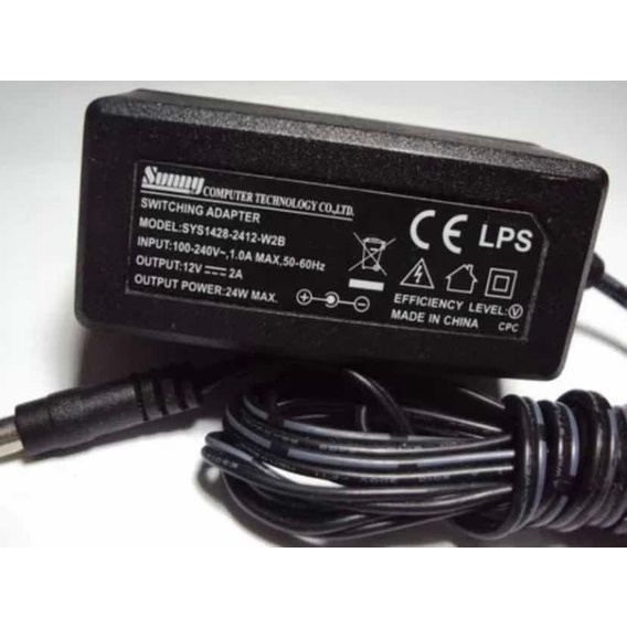 Fonte De Alimentação 12V 2A Bivolt Estabilizada(Funciona em Diversos Receptores e Fita Led 5050 ou 3528)