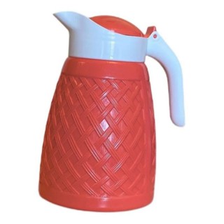 Garrafa de Água para Geladeira Jarra de Agua Suco Decorada Rattan com Tampa 1,6 Litros Colorida Cozinha