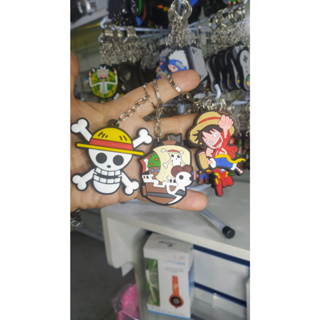 Chaveiro combo One piece + Barquinho One Piece Emborrachado e em relevo e outros (escolha) em Oferta na Shopee