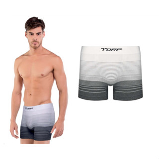 Kit C/ 4 Cuecas Boxer Sem Costura Microfibra Torp Sortidas Listradas