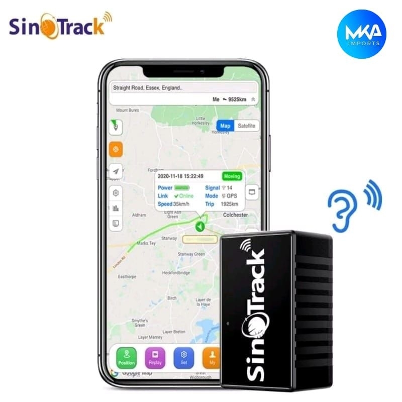 Mini Rastreador Veicular GPS Sinotrack Pro Original Localização em Tempo Real