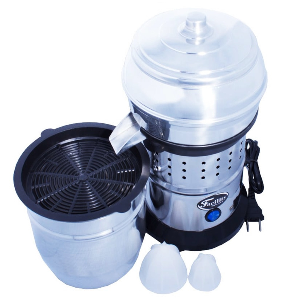 Extrator espremedor de suco de laranja e limão industrial 500w inox reforçado Elétrico + Copo 3L