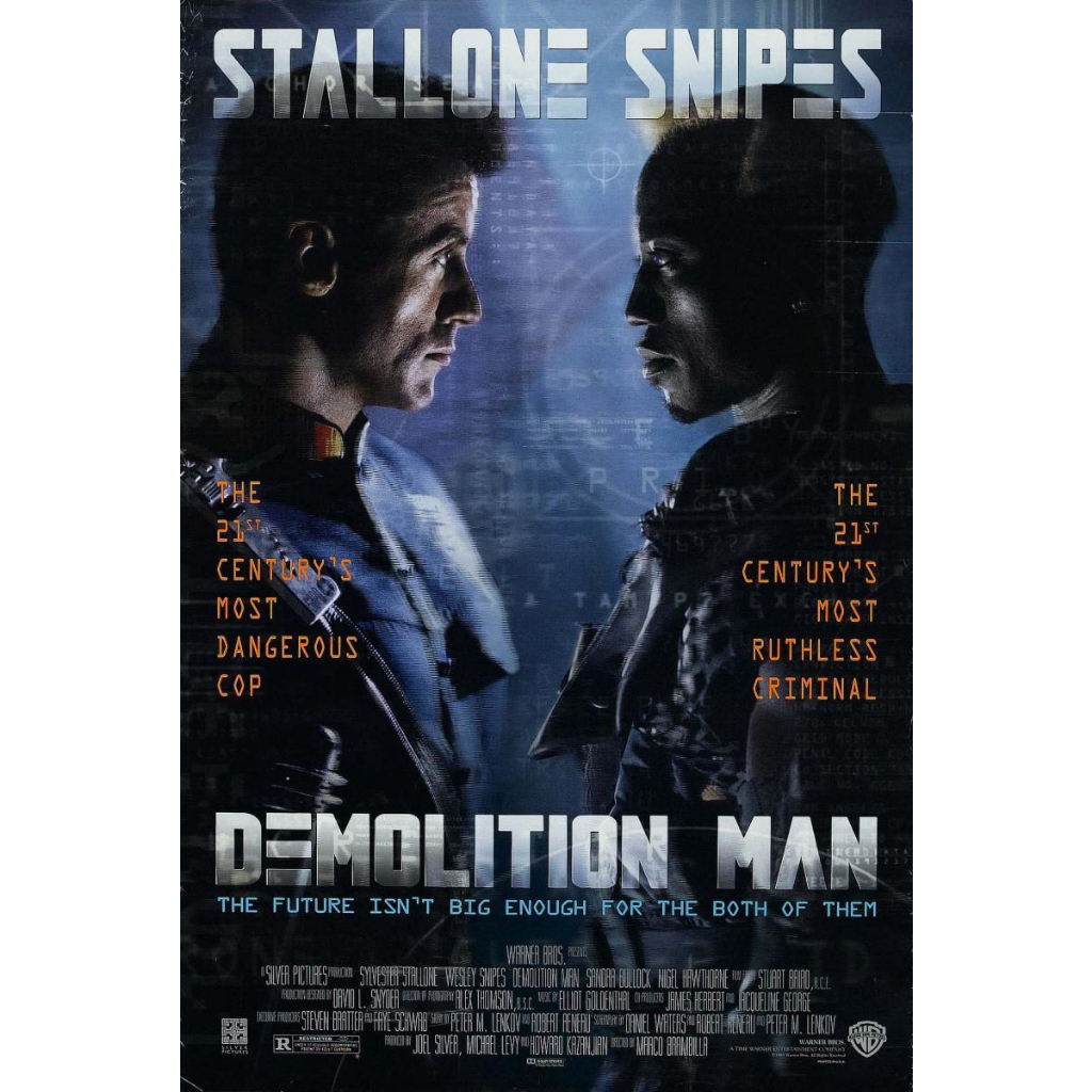 O Demolidor (1993) (Demolition Man) Sylvester Stallone e Wesley Snipes - Dublagem Clássica