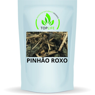 Pinhão Roxo 250Gr (Erva seca) (Foto da embalagem é ilustrativa)