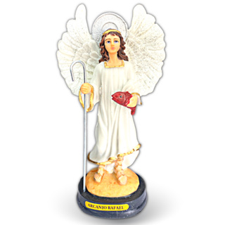Imagem Arcanjo Rafael 16,5x5cm- Resina- Ref:15003 em Oferta na Shopee