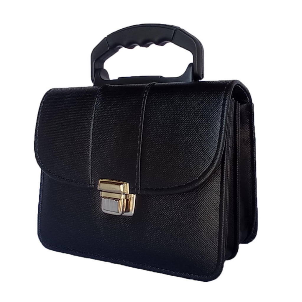 Pasta Bolsa Executiva CCB Mini Infantil Linho Preto AP R1881 em Oferta na Shopee