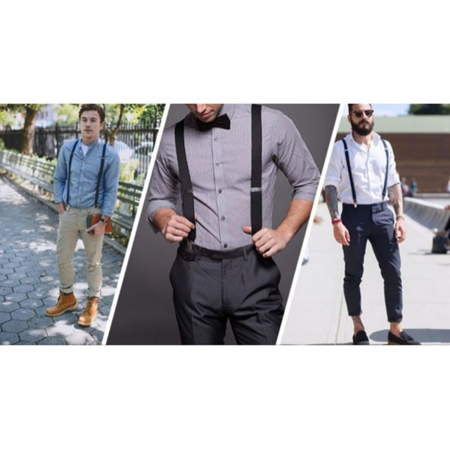 Suspensório Adulto Unissex Preto Ajustável Masculino Feminino Varias Cores