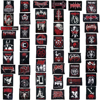 Patch em cores: Death, Black e Metal Extremo - Patches Silk Bandas