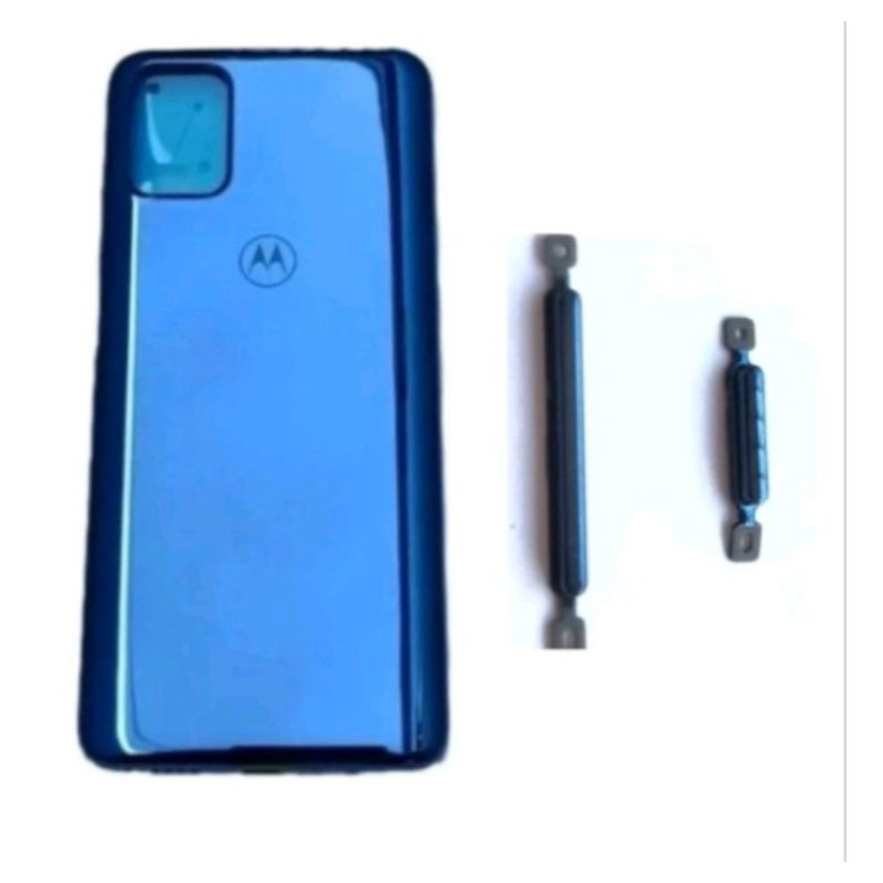 kit tampa traseira + botão externo para moto G9 plus novo