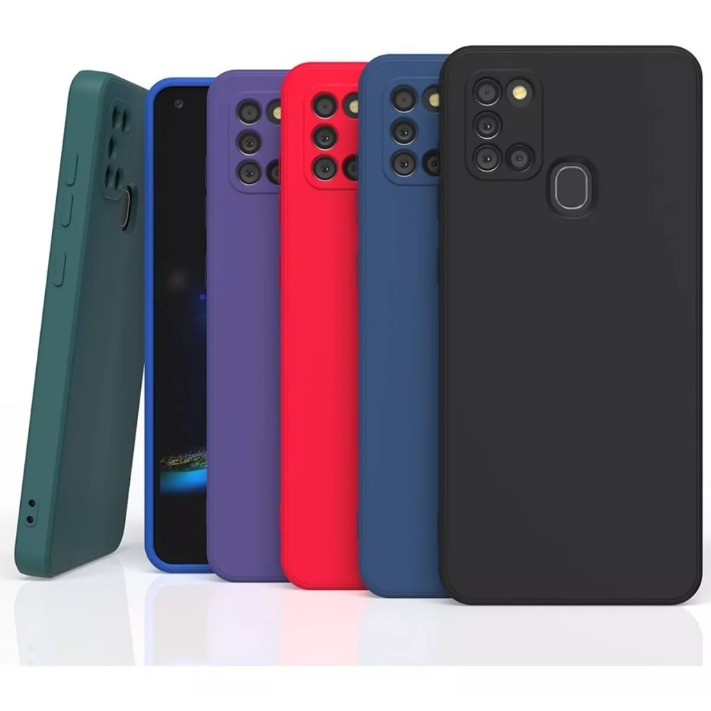 Capa Capinha Case Aveludada + Película de vidro 9D SAMSUNG GALAXY M21S em Oferta na Shopee