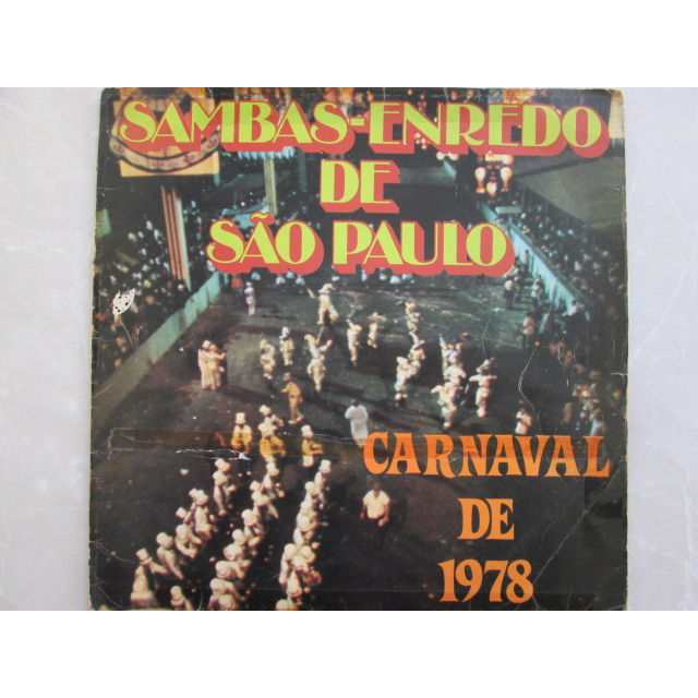 LP Vinil - SAMBAS ENREDO DE SÃO PAULO / CARNAVAL 1978 / RARÍSSIMO / Leia a Descrição