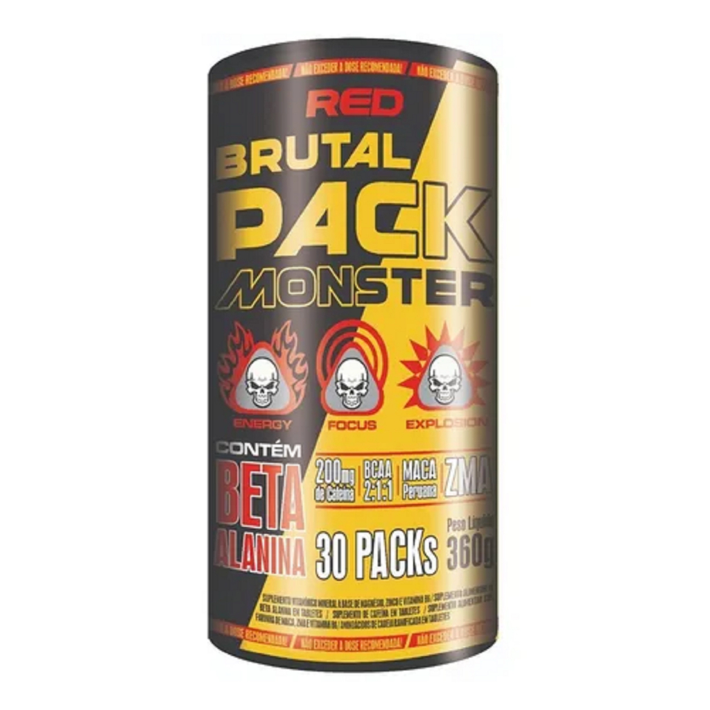 Brutal Pack com Beta Alanina - 30 Packs  Red Series