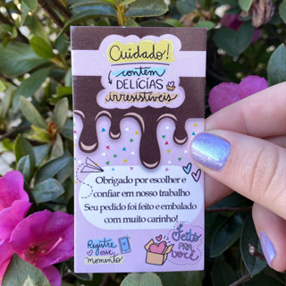 50 e 100 unidades - Cartão de agradecimento 250GR Tag cartão Confeitaria para encomendas, cartão correios PRONTA ENTREGA em Oferta na Shopee