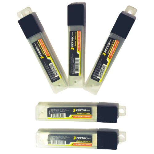 Kit Com 50 Lâminas Para Estilete De 18 MM