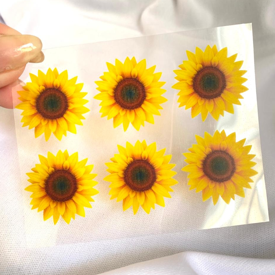 Cartela Girassol para aplicar em resina epóxi em Oferta na Shopee