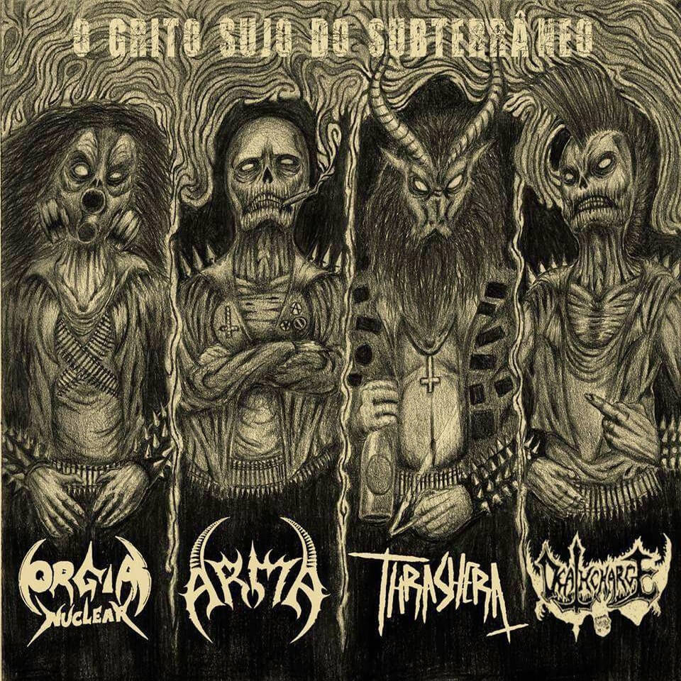 CD O Grito Sujo do Subterrâneo - 4Way Split